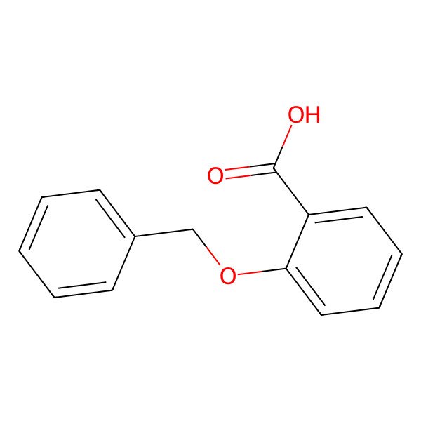 2D Structure of 2-Benzyloxybenzoic acid