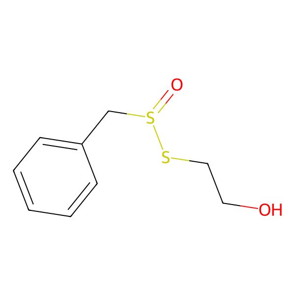 2D Structure of 2-Benzylsulfinylsulfanylethanol