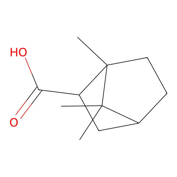 2D Structure of 2-Bornanecarboxylic acid
