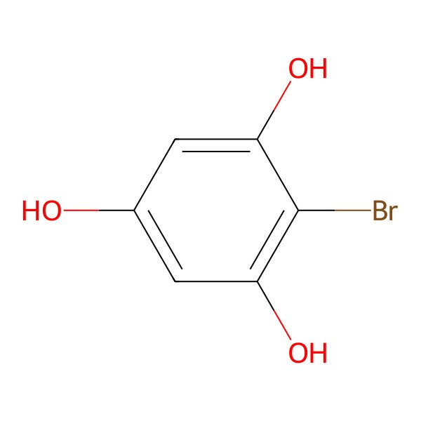 2D Structure of 2-Bromobenzene-1,3,5-triol