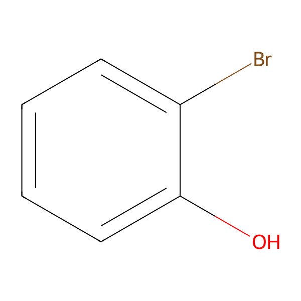 2D Structure of 2-Bromophenol
