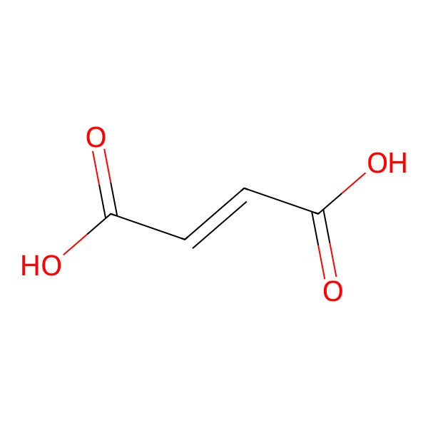 2D Structure of 2-Butenedioic acid