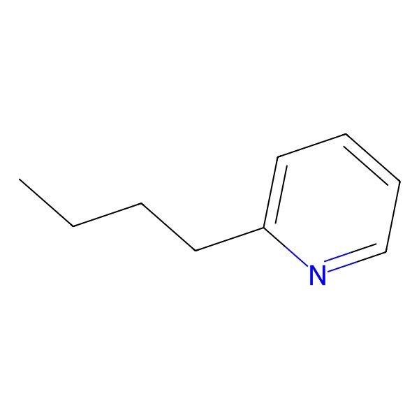 2D Structure of 2-Butylpyridine