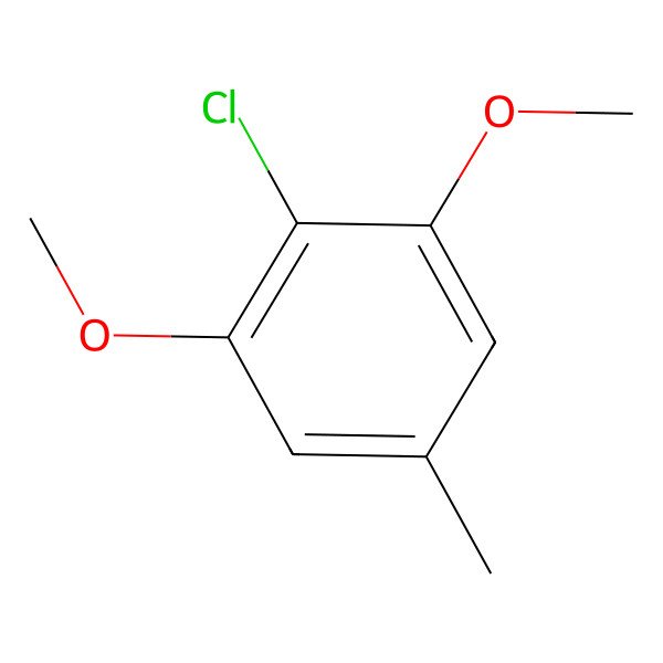 2D Structure of 2-Chloro-1,3-dimethoxy-5-methylbenzene