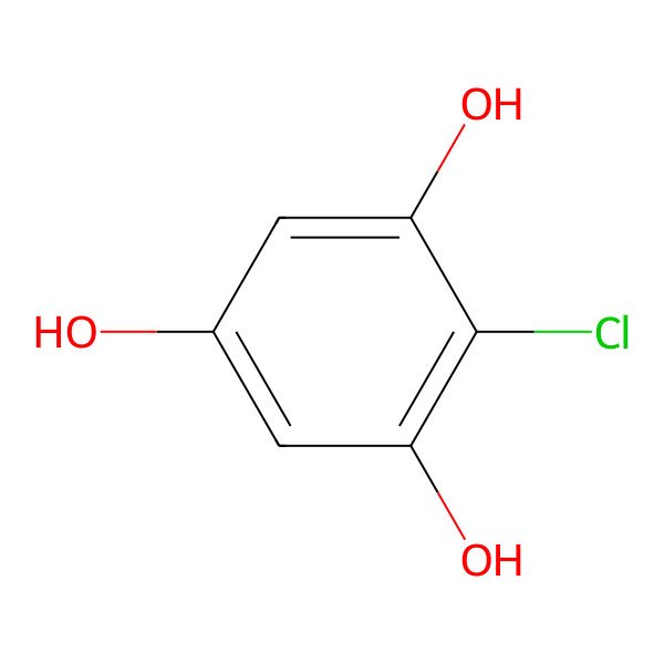 2D Structure of 2-Chlorobenzene-1,3,5-triol