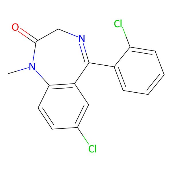 2D Structure of Chlorodiazepam