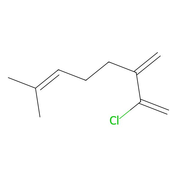 2D Structure of 2-Chloromyrcene