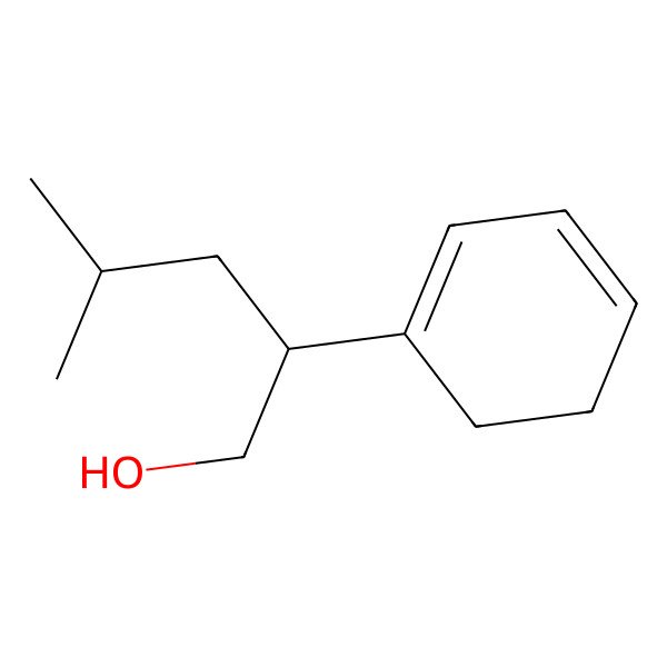 2D Structure of 2-Cyclohexa-1,3-dien-1-yl-4-methylpentan-1-ol