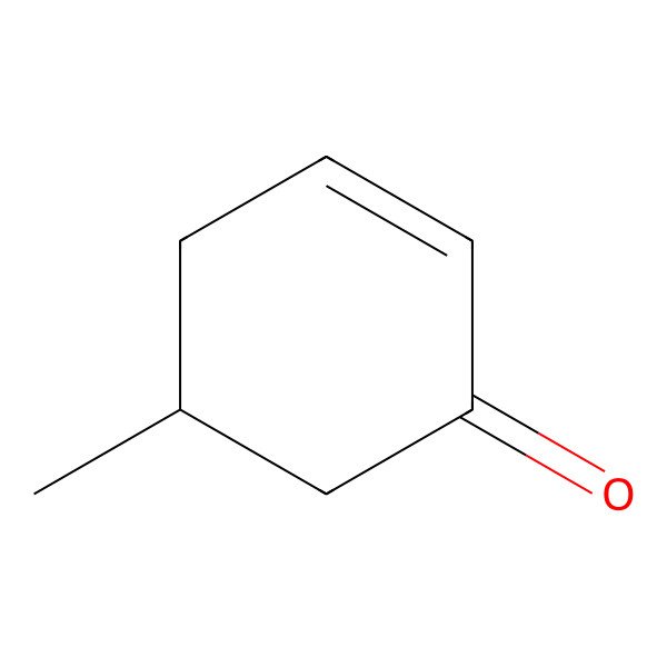 2D Structure of 2-Cyclohexen-1-one, 5-methyl-