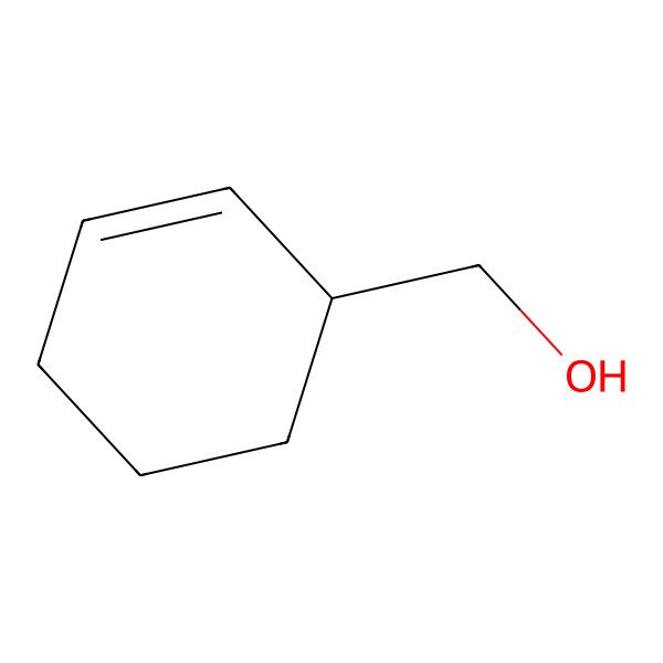 2D Structure of 2-Cyclohexene-1-methanol