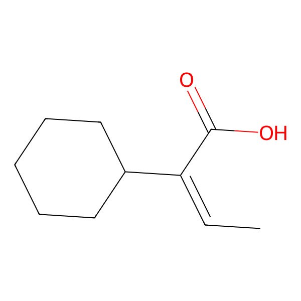 2D Structure of 2-Cyclohexylbut-2-enoic acid