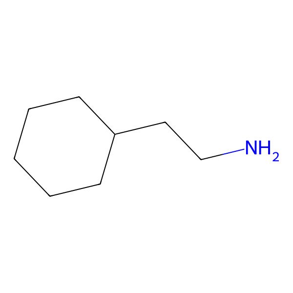 2D Structure of 2-Cyclohexylethylamine