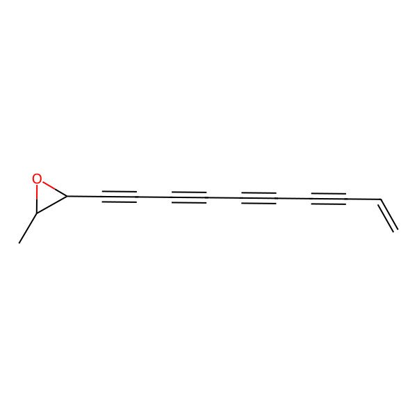 2D Structure of 2-Dec-9-en-1,3,5,7-tetraynyl-3-methyloxirane 2D Structure of 2-Dec-9-en-1,3,5,7-tetraynyl-3-methyloxirane