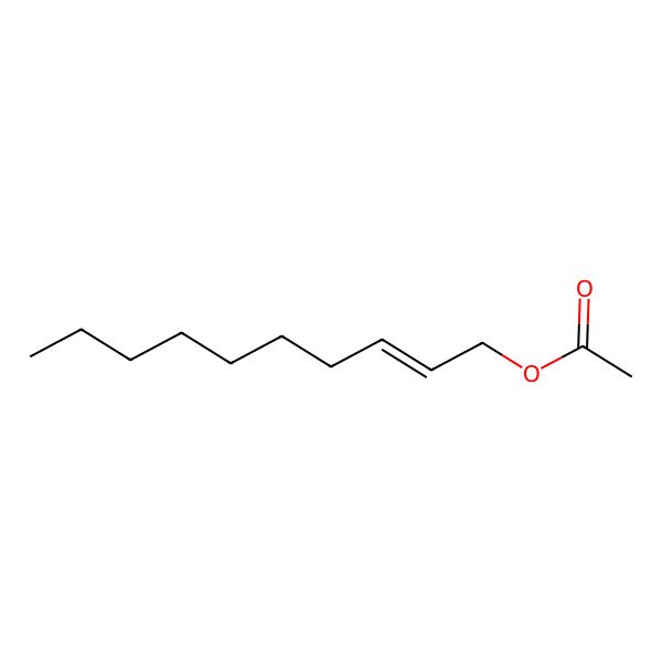 2D Structure of 2-Decenyl acetate
