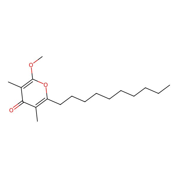 2D Structure of 2-Decyl-6-methoxy-3,5-dimethylpyran-4-one 2D Structure of 2-Decyl-6-methoxy-3,5-dimethylpyran-4-one