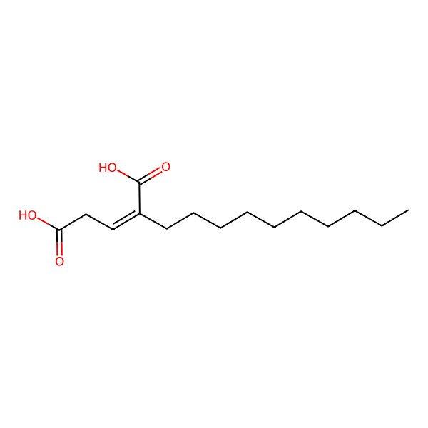 2D Structure of 2-Decylpent-2-enedioic acid