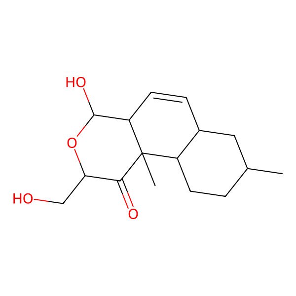 2D Structure of 2-Deoxy-4Alpha-Hydroxyoblongolide X