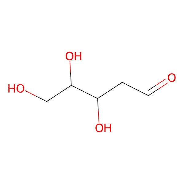 2D Structure of 2-Deoxy-D-ribose