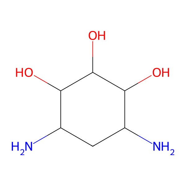 2D Structure of 2-Deoxystreptamine