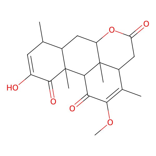 2D Structure of 2-Desmethylquassin 2D Structure of 2-Desmethylquassin