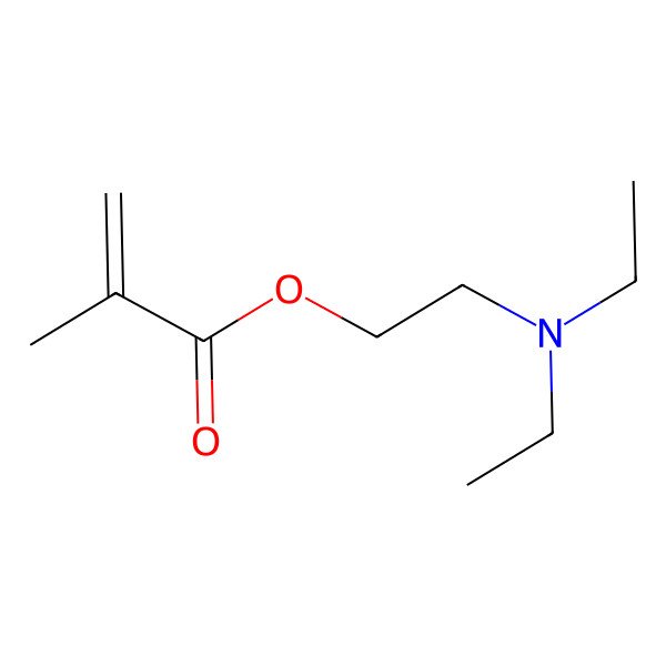 2D Structure of Diethylaminoethyl Methacrylate