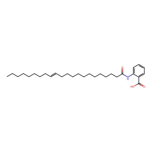 2D Structure of 2-(Docos-13-enoylamino)benzoic acid