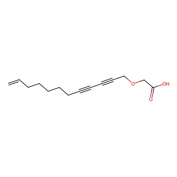 2D Structure of 2-Dodec-11-en-2,4-diynoxyacetic acid