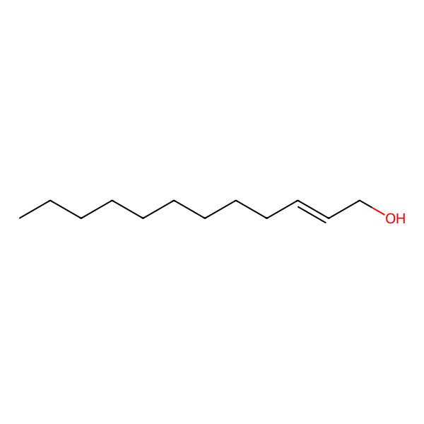 2D Structure of 2-Dodecen-1-ol