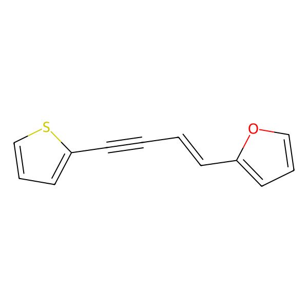 2D Structure of 2-[(E)-4-thiophen-2-ylbut-1-en-3-ynyl]furan