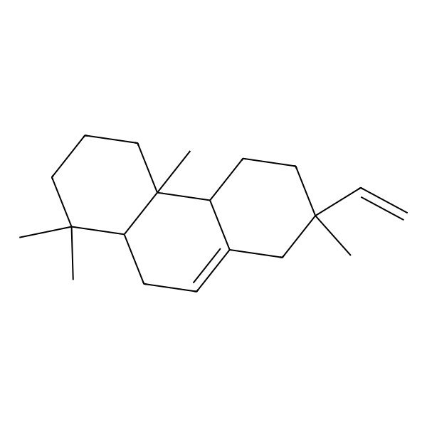2D Structure of 2-ethenyl-2,4b,8,8-tetramethyl-3,4,4a,5,6,7,8a,9-octahydro-1H-phenanthrene