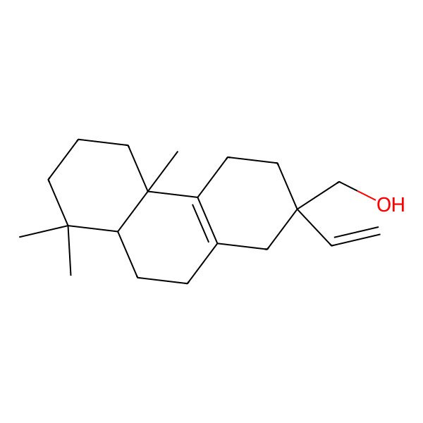 2D Structure of (2-ethenyl-4b,8,8-trimethyl-3,4,5,6,7,8a,9,10-octahydro-1H-phenanthren-2-yl)methanol