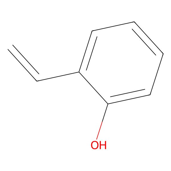2D Structure of 2-Ethenylphenol