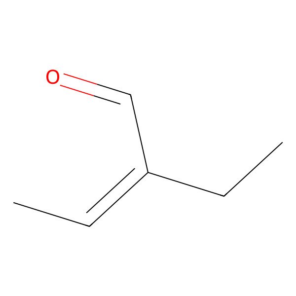 2D Structure of 2-Ethyl-2-butenal 2D Structure of 2-Ethyl-2-butenal