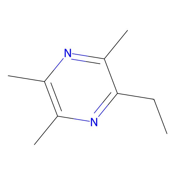 2D Structure of 2-Ethyl-3,5,6-trimethylpyrazine