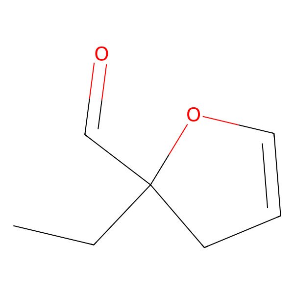 2D Structure of 2-ethyl-3H-furan-2-carbaldehyde