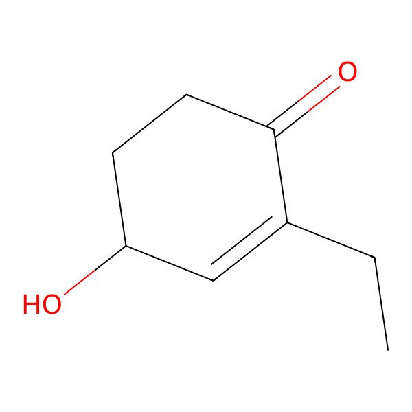 2D Structure of 2-Ethyl-4-hydroxycyclohex-2-en-1-one