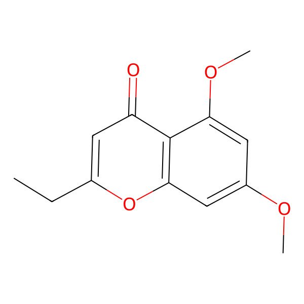 2D Structure of 2-Ethyl-5,7-dimethoxychromen-4-one 2D Structure of 2-Ethyl-5,7-dimethoxychromen-4-one