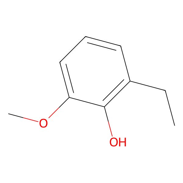 2D Structure of 2-Ethyl-6-methoxyphenol