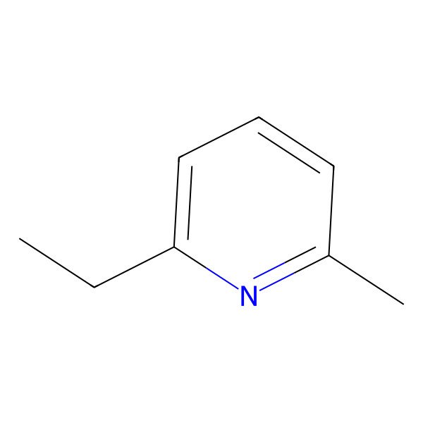 2D Structure of 2-Ethyl-6-methylpyridine
