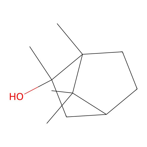 2D Structure of 2-exo-Hydroxy-2-methyl-bornane