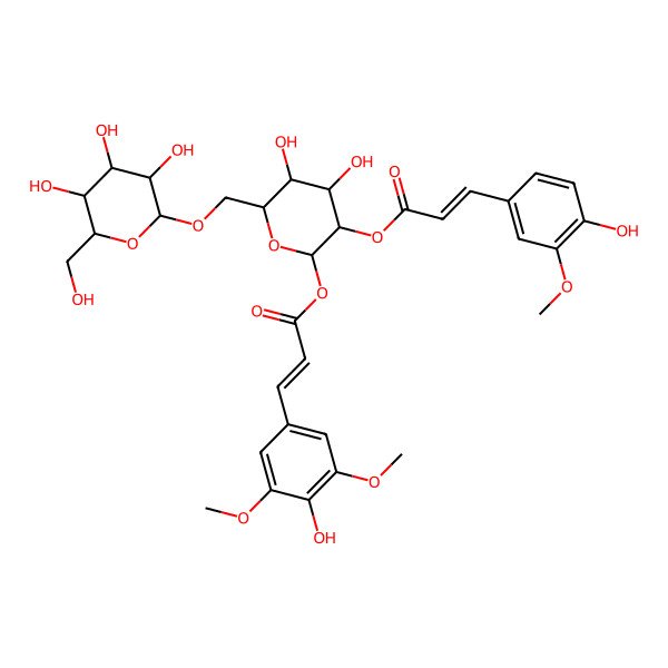 2D Structure of 1-Sinapoyl-2-feruloylgentiobiose