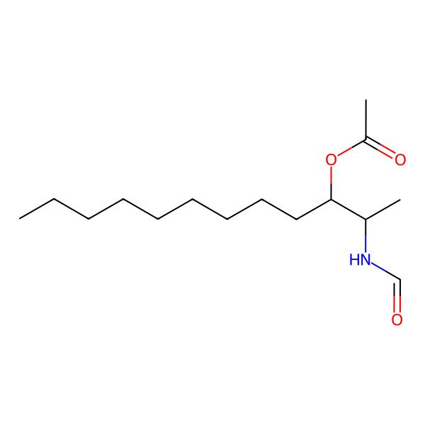 2D Structure of 2-Formamidododecan-3-yl acetate
