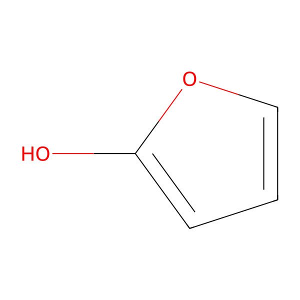 2D Structure of 2-Furanol 2D Structure of 2-Furanol