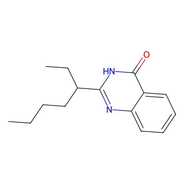 2D Structure of 2-heptan-3-yl-3H-quinazolin-4-one
