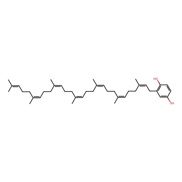 2D Structure of 2-Heptaprenylhydroquinone
