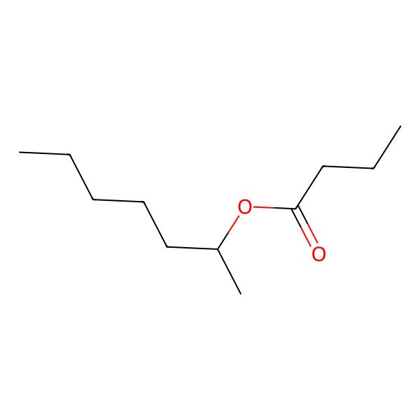2D Structure of 2-Heptyl butyrate