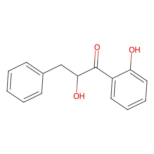 2D Structure of 2-Hydroxy-1-(2-hydroxyphenyl)-3-phenylpropan-1-one