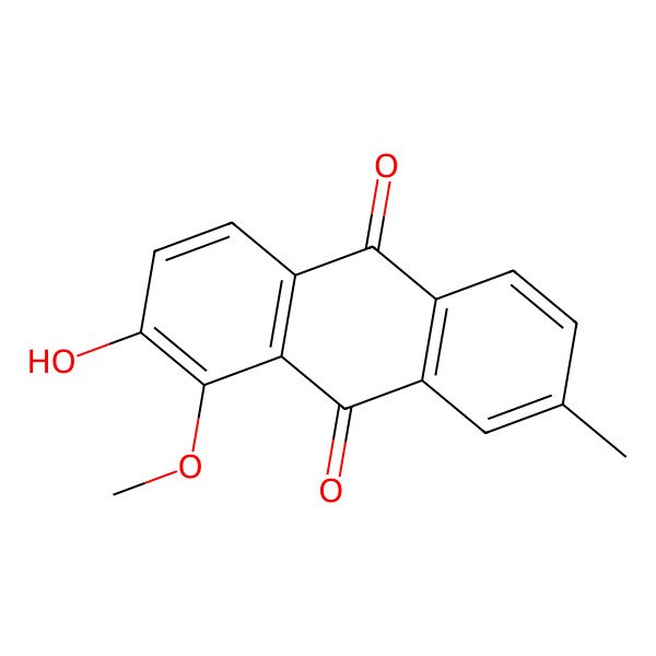 2D Structure of 2-Hydroxy-1-methoxy-7-methylanthracene-9,10-dione 2D Structure of 2-Hydroxy-1-methoxy-7-methylanthracene-9,10-dione