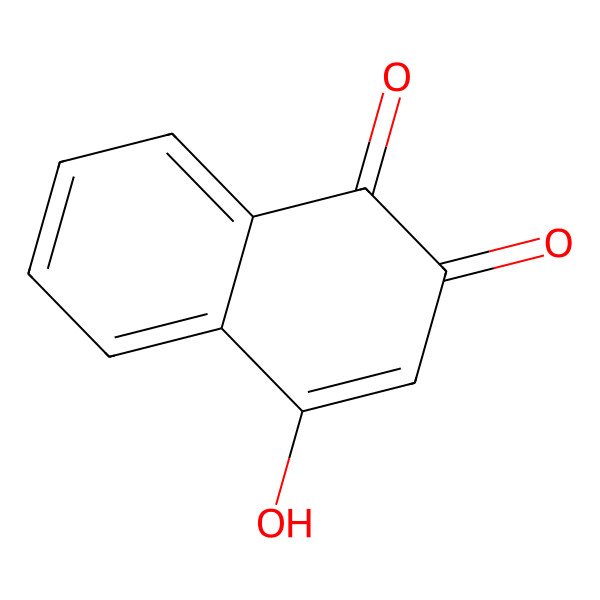 2D Structure of 2-Hydroxy-1,4-naphthoquinone