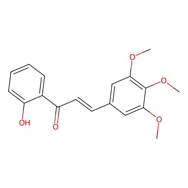 2D Structure of 2'-Hydroxy-3,4,5-trimethoxychalcone 2D Structure of 2'-Hydroxy-3,4,5-trimethoxychalcone